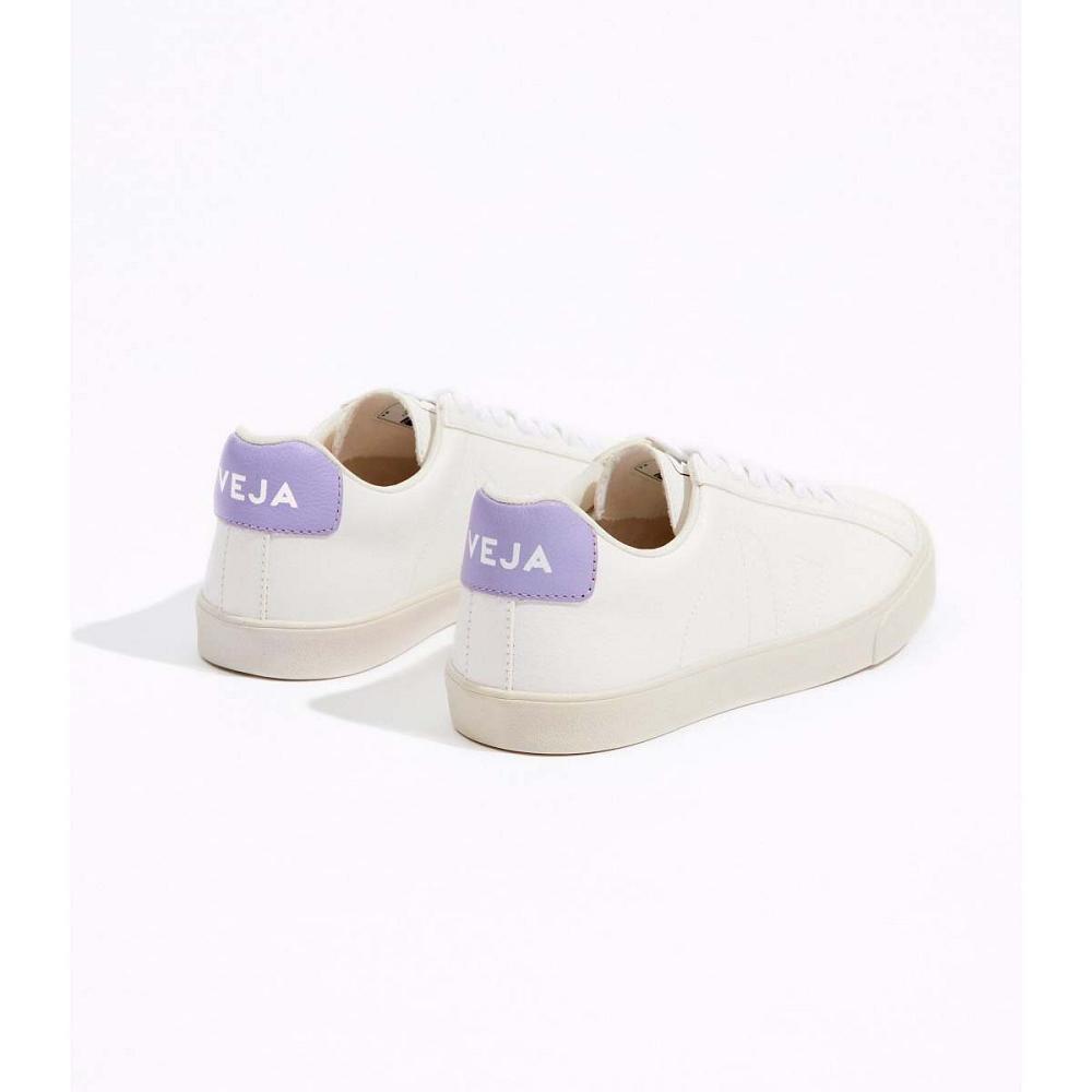 Veja ESPLAR CHROMEFREE Women's Sneakers White/Purple | CA 618LIS